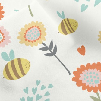 Garden Flying Bee Micro Fleece