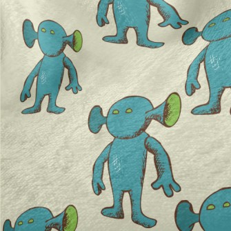 Strange Alien Shape Minky