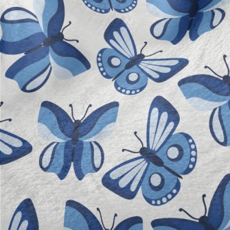 Psychedelic Color Butterfly Minky