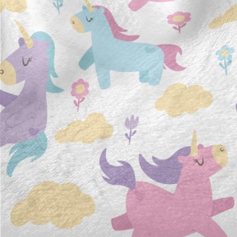 Elegant Three-color Unicorn Minky