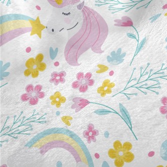 Rainbow Noble Unicorn Minky