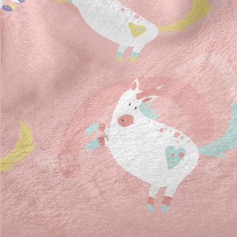 Running And Playing Unicorn Minky