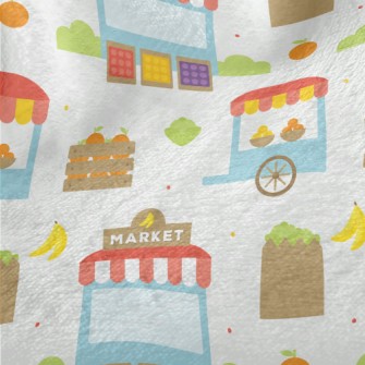 Banana Fruit Supermarket Minky