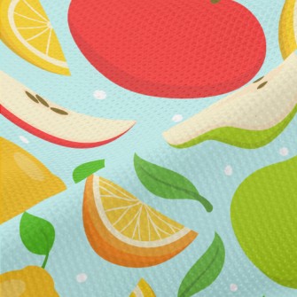 Colorful Fruits Piqué