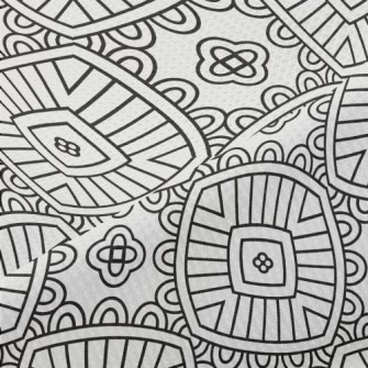 Cute Square Lines Piqué
