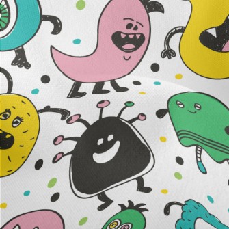 Aliens With Deformed Lines Lightweight Performance Linen