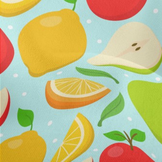 Colorful Fruits Lightweight Performance Linen