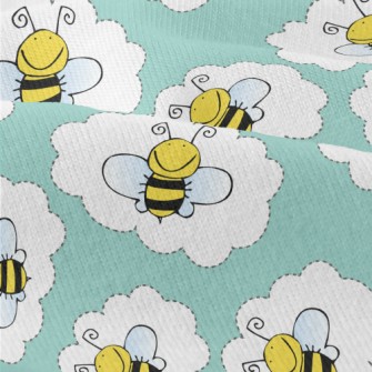 Hardworking Bees In The Clouds Modern Jersey