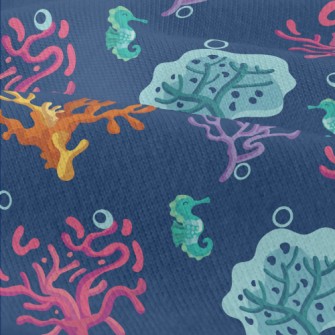 Mysterious Colorful Coral Modern Jersey