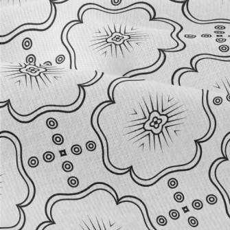 Circle Of Psychedelic Flowers Modern Jersey