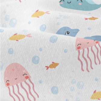 Cute Whale Dolphin Jellyfish Modern Jersey