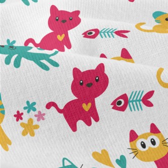 Naughty Tricolor Kitten Modern Jersey