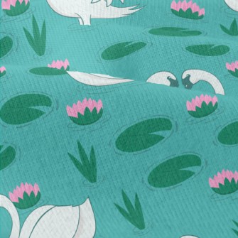 Love Swan Couple Modern Jersey