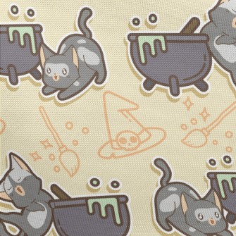 Magic Kitten Witch Pongee