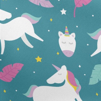 Fantasy Beautiful Unicorn Pongee