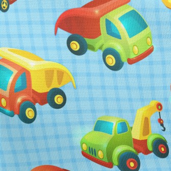 Trucks And Trailers Pongee