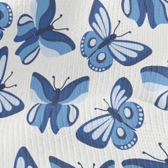 Psychedelic Color Butterfly Stretch Jersey