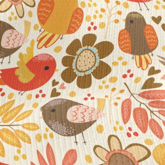 Autumn Harvest Bird Stretch Jersey
