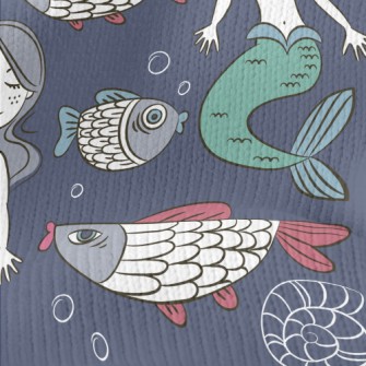 Quiet And Beautiful Mermaid Stretch Jersey