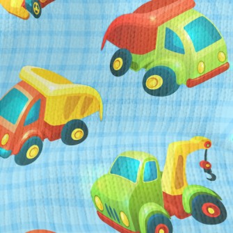 Trucks And Trailers Stretch Jersey