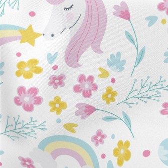 Rainbow Noble Unicorn Lightweight Cotton Poplin