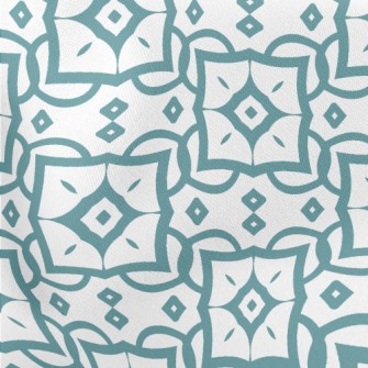 Geometric Square Damask Lightweight Cotton Poplin
