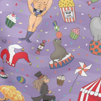 Juggling Funny Circus Lightweight Cotton Poplin