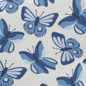 Psychedelic Color Butterfly Midweight Cotton Poplin