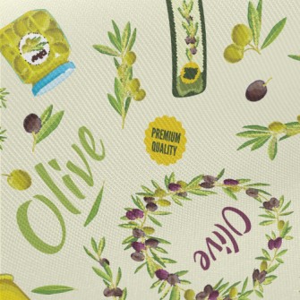 Naturally Made Olive Oil Midweight Cotton Poplin
