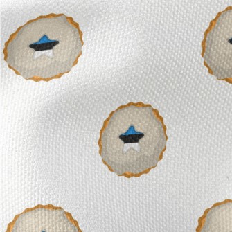 Estonian Flag Cookies Waterproof Canvas