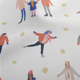 People Skating Together In Win Athletic Mesh Flat Back