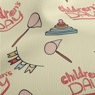 Children's Toys And Insect Athletic Mesh Flat Back