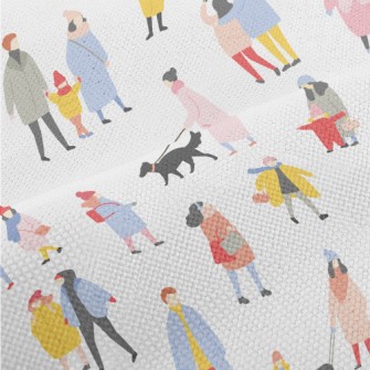 Various People In Autumn Performance Linen