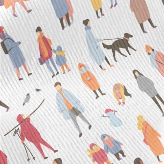 Autumn Colorful People Standard Corduroy