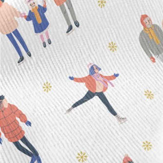 People Skating Together In Win Standard Corduroy