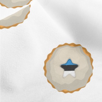 Estonian Flag Cookies Micro Fleece
