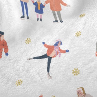 People Skating Together In Win Minky