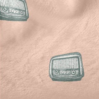 Small Hand-painted Retro Radio Minky