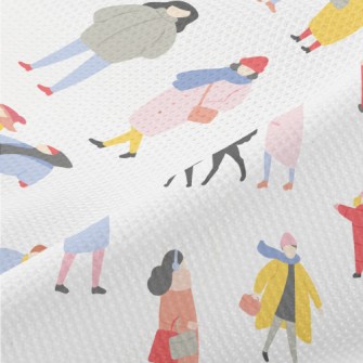 Various People In Autumn Piqué