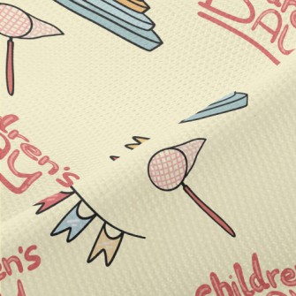 Children's Toys And Insect Piqué