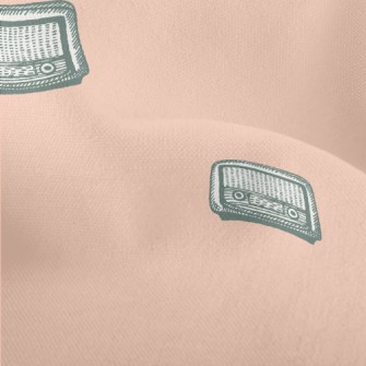 Small Hand-painted Retro Radio Lightweight Performance Linen