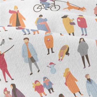 Autumn Colorful People Modern Jersey