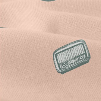 Small Hand-painted Retro Radio Modern Jersey