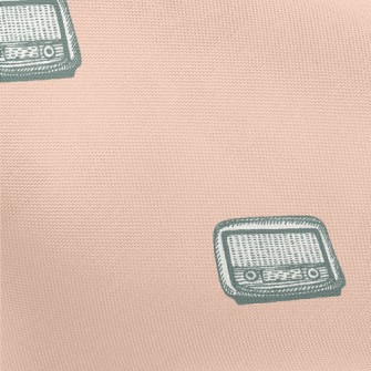 Small Hand-painted Retro Radio Pongee