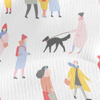 Various People In Autumn Stretch Jersey