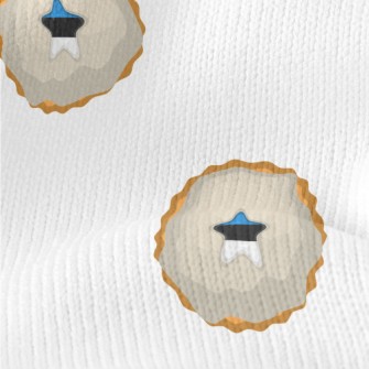 Estonian Flag Cookies Stretch Jersey