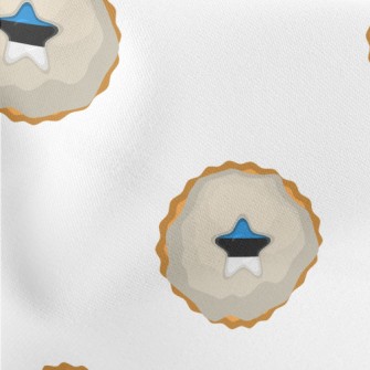 Estonian Flag Cookies Lightweight Cotton Poplin