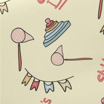 Children's Toys And Insect Midweight Cotton Poplin