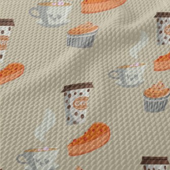 Hot Coffee Cake Pie Birdseye Piqué