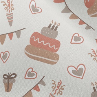 Graffiti Cake Heart Firecracke Chiffon